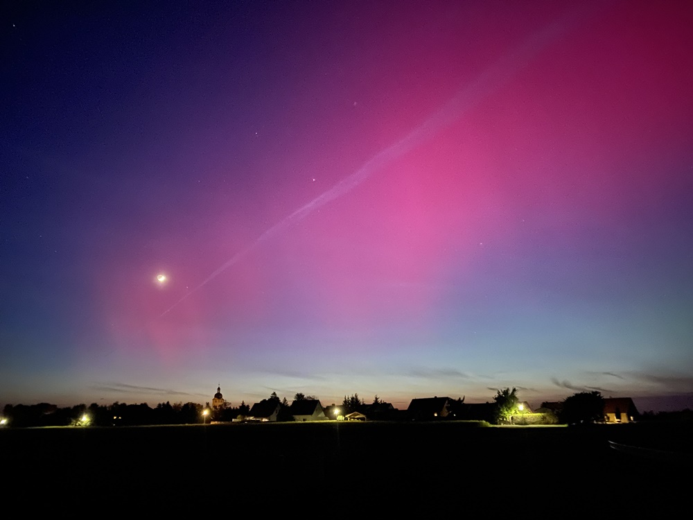 Polarlicht über Kalzendorf