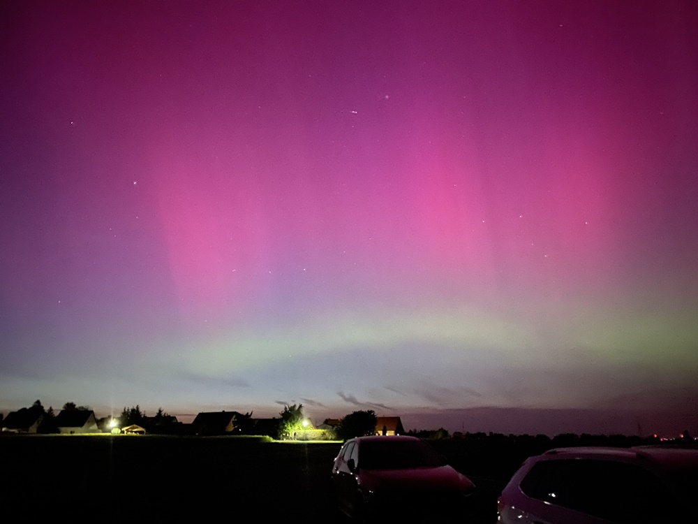 Polarlicht über Kalzendorf