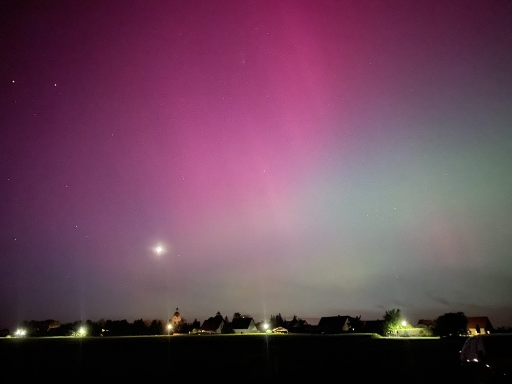 Polarlicht über Kalzendorf