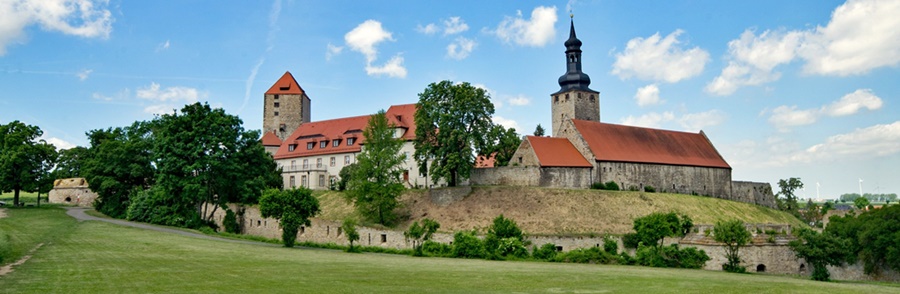 Burg Querfurt an der Straße der Romanik